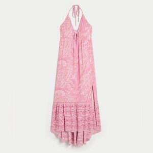 Hollister Halter Dress in Pink